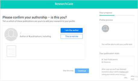 ResearchGate学术社交平台