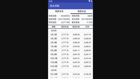 贷款计算器2024最新版