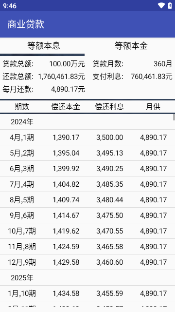 贷款计算器2024最新版