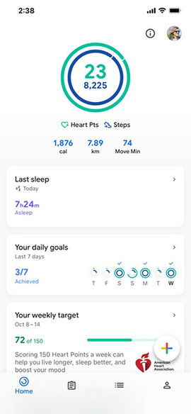 谷歌健身(Google Fit)APP