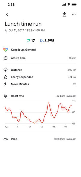 谷歌健身(Google Fit)APP