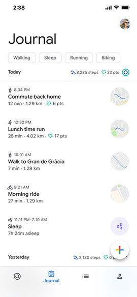 谷歌健身(Google Fit)APP
