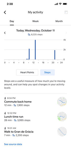 谷歌健身(Google Fit)APP
