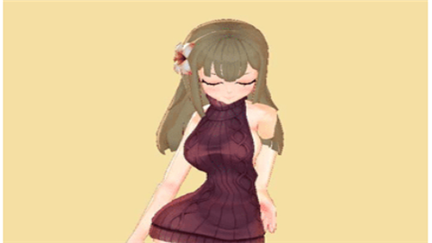 3D少女Yuna自由捏脸游戏