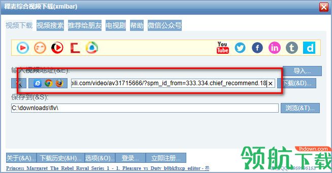 稞麦网络视频下载器