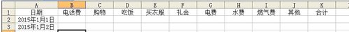 我的家庭电子账本