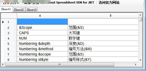 Xls阅读器中文汉化版