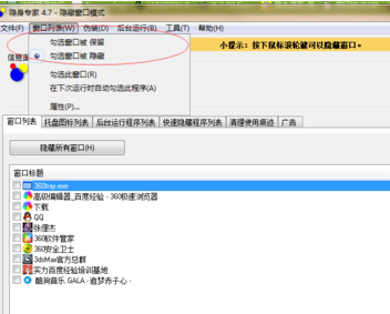 窗口隐身专家官方版
