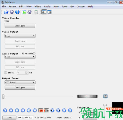 Avidemux视频剪辑工具中文官方版