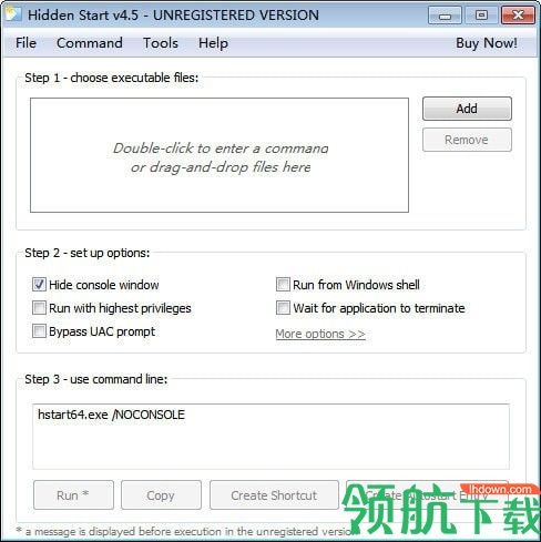 Hidden Start(后台执行程序)官方版