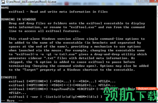 ExifTool图片批量重命名工具绿色版