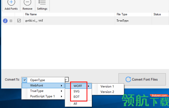FontXChange(字体转换软件) 破解版