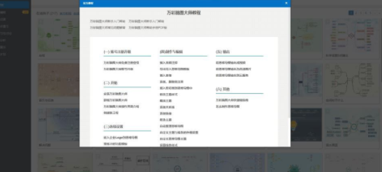 万彩脑图大师官方版