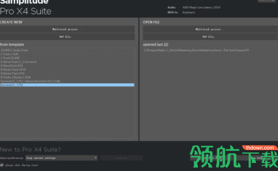 Samplitude Pro X4破解版(附破解补丁)