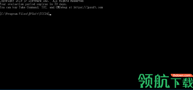 JP Software TCC(替换CMD命令行处理工具)官方版