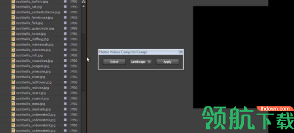 PhotosVideosCompstoComps替换AE模板工具官方版