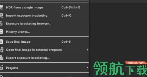 HDRprojecs图片渲染工具破解版