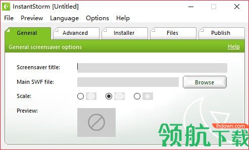 InstantStorm(Flash屏保制作软件)官方版
