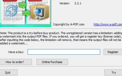 A-PDFImageDownsample采样工具破解版