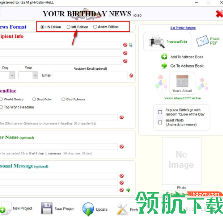 YourBirthdayNews汉化破解版(附注册码)