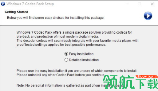 Windows7CodecPack音视频解码包官方版
