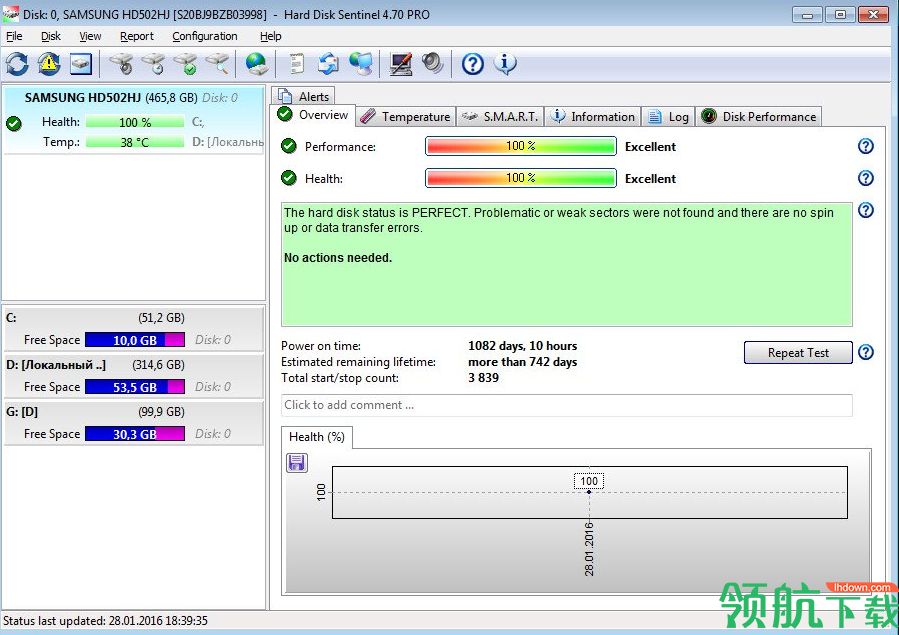 Hard Disk Sentinel Pro中文版破解版