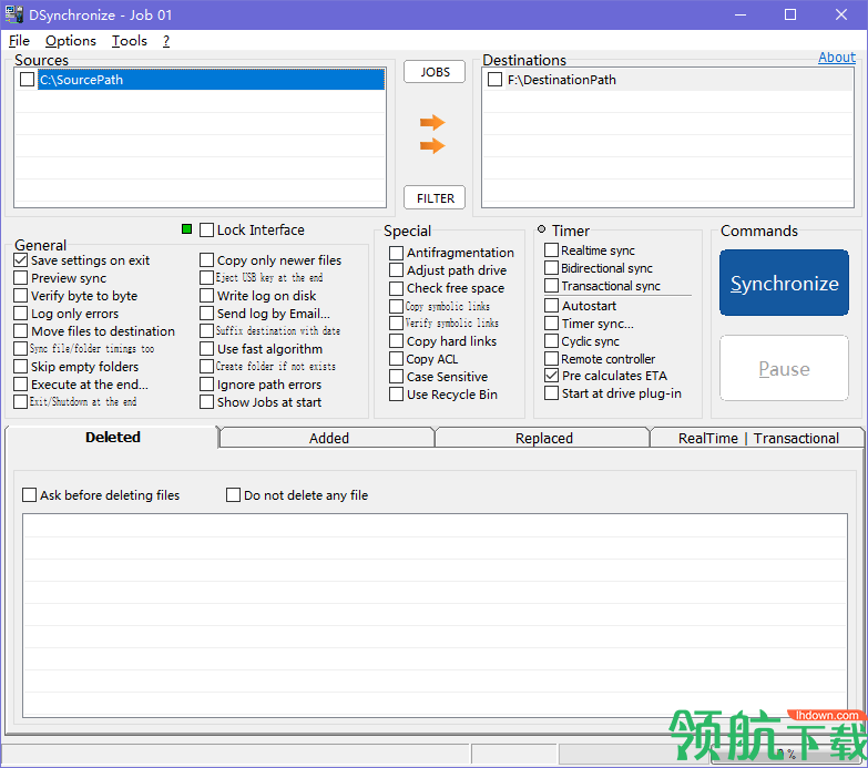 DSynchronize文件同步管理工具官方版