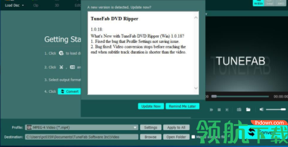 TuneFabDVDRipper(DVDF格式转换器)破解版
