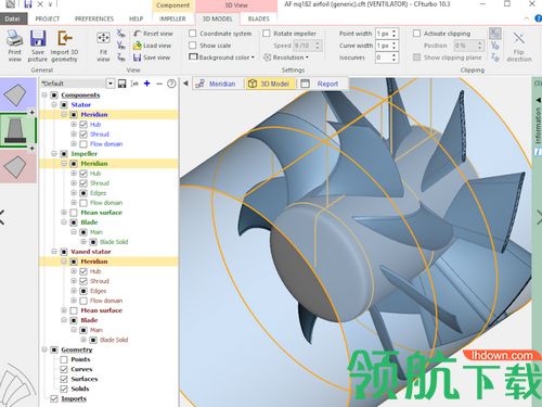 CFTurbo 10中文破解版(涡轮机械设计软件)