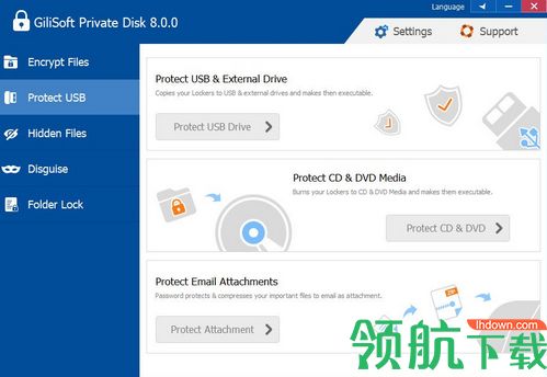 GiliSoft Private Disk 8中文破解版「附注册机」