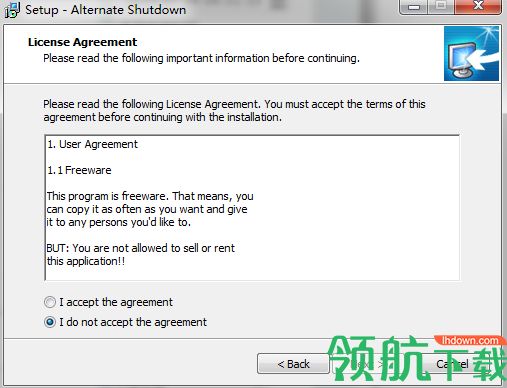Alternate Shutdown