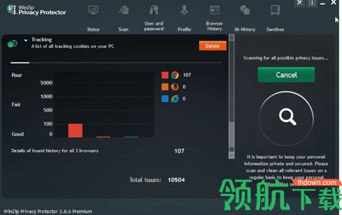 WinZip Privacy Protector Premium破解版