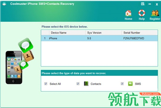 CoolmusteriPhoneSMS+ContactsRecovery数据恢复官方版