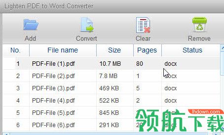 Lighten PDF to Word Converter破解版