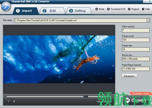 ThunderSoft SWF to GIF Converter破解版
