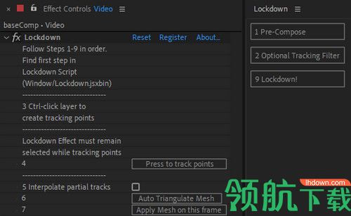 Aescripts Lockdown破解版