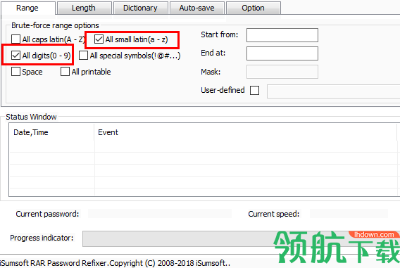 iSumsoftRARPasswordRefixer密码恢复官方版