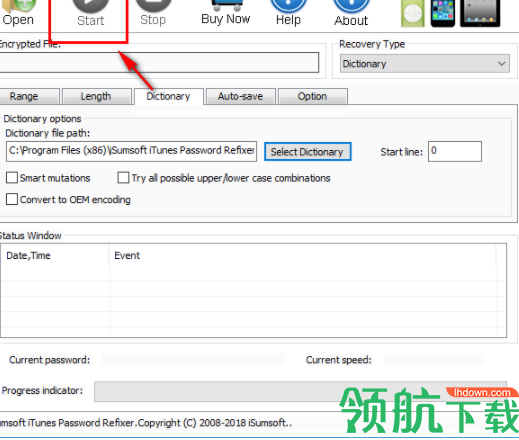 iSumsoftiTunesPasswordRefixer密码恢复软件官方版