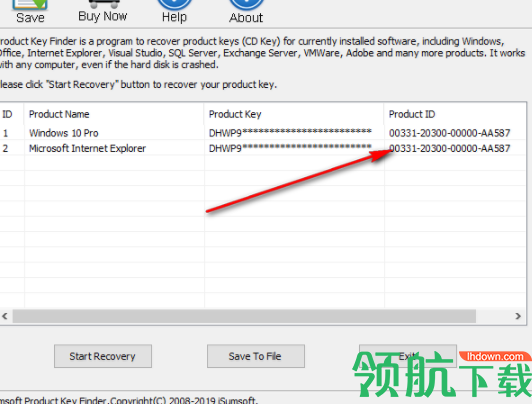iSumsoft Product Key Finder(密钥恢复工具)官方版
