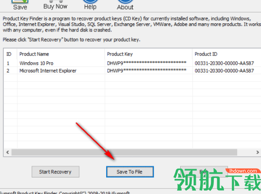 iSumsoft Product Key Finder(密钥恢复工具)官方版