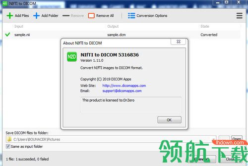NIfTI to DICOM破解版