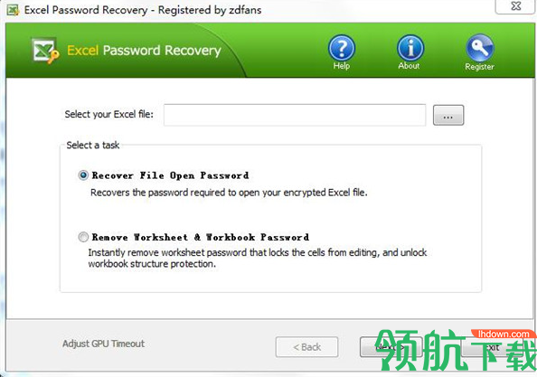 TopExcelPasswordRecovery密码破解工具破解版