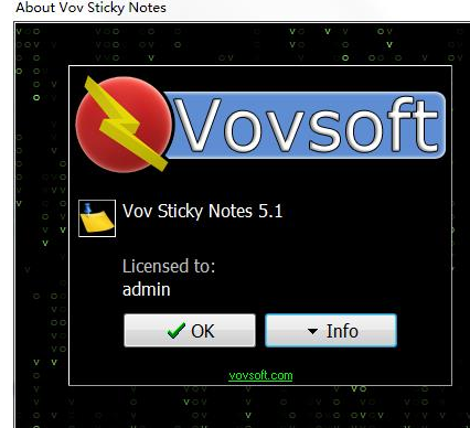 VovSoftStickyNotes桌面便签绿色破解版
