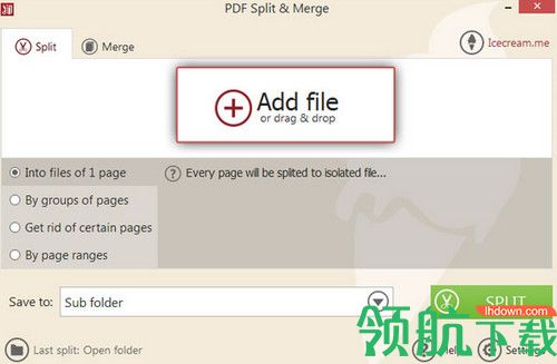 Icecream Pdf Split Merge免费版