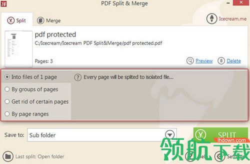 Icecream Pdf Split Merge免费版