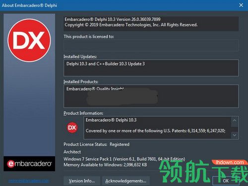 Embarcadero Delphi 10破解版