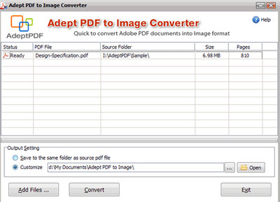Adept PDF to Image Converter最新版