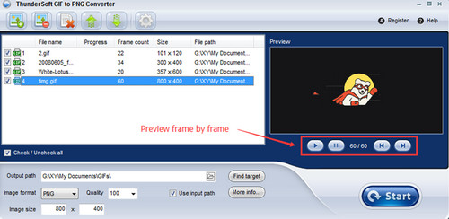 ThunderSoft GIF to PNG Converter破解版