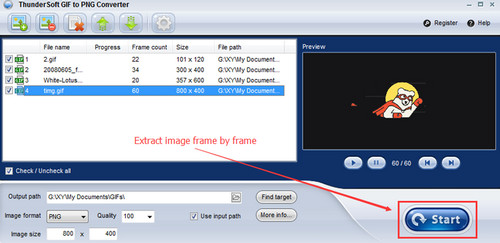 ThunderSoft GIF to PNG Converter破解版