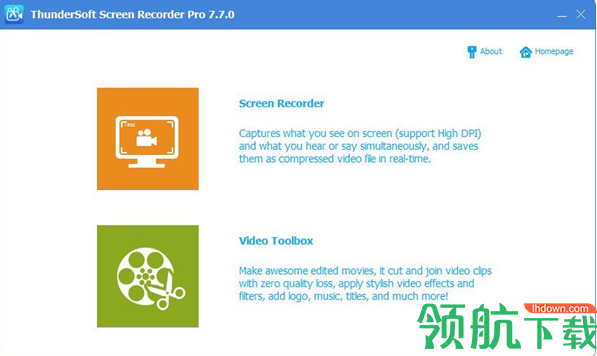 ThunderSoftScreenRecorder绿色破解版